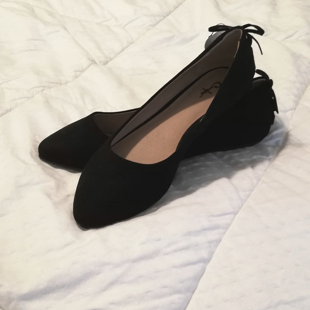 ‼️Curfew Black Flats
